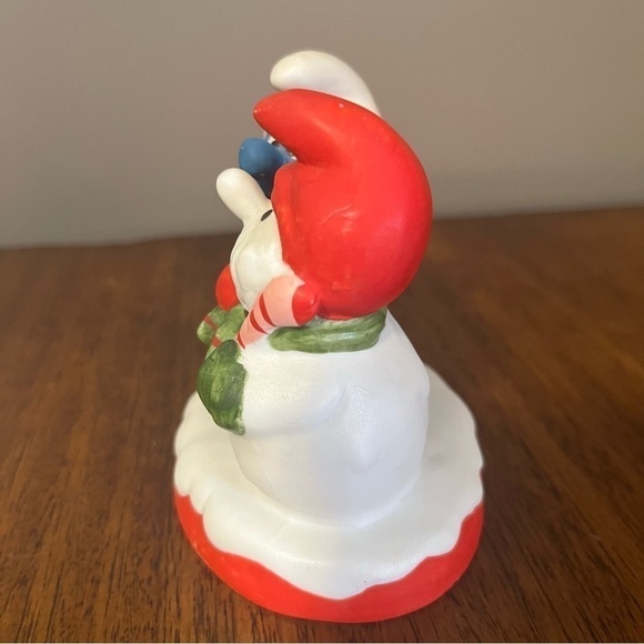 VINTAGE 1982 SMURF CHRISTMAS COLLECTABLES FIGURINE WALLACE BERRIE & CO. INC. - Picture 10 of 11
